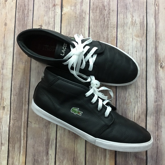 lacoste mid tops